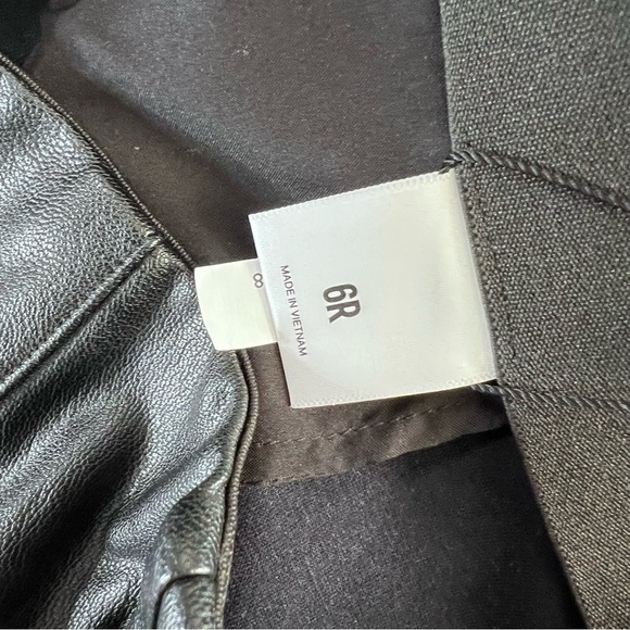 New with tags. Express Black Faux Leather Pants - Picture 7 of 9